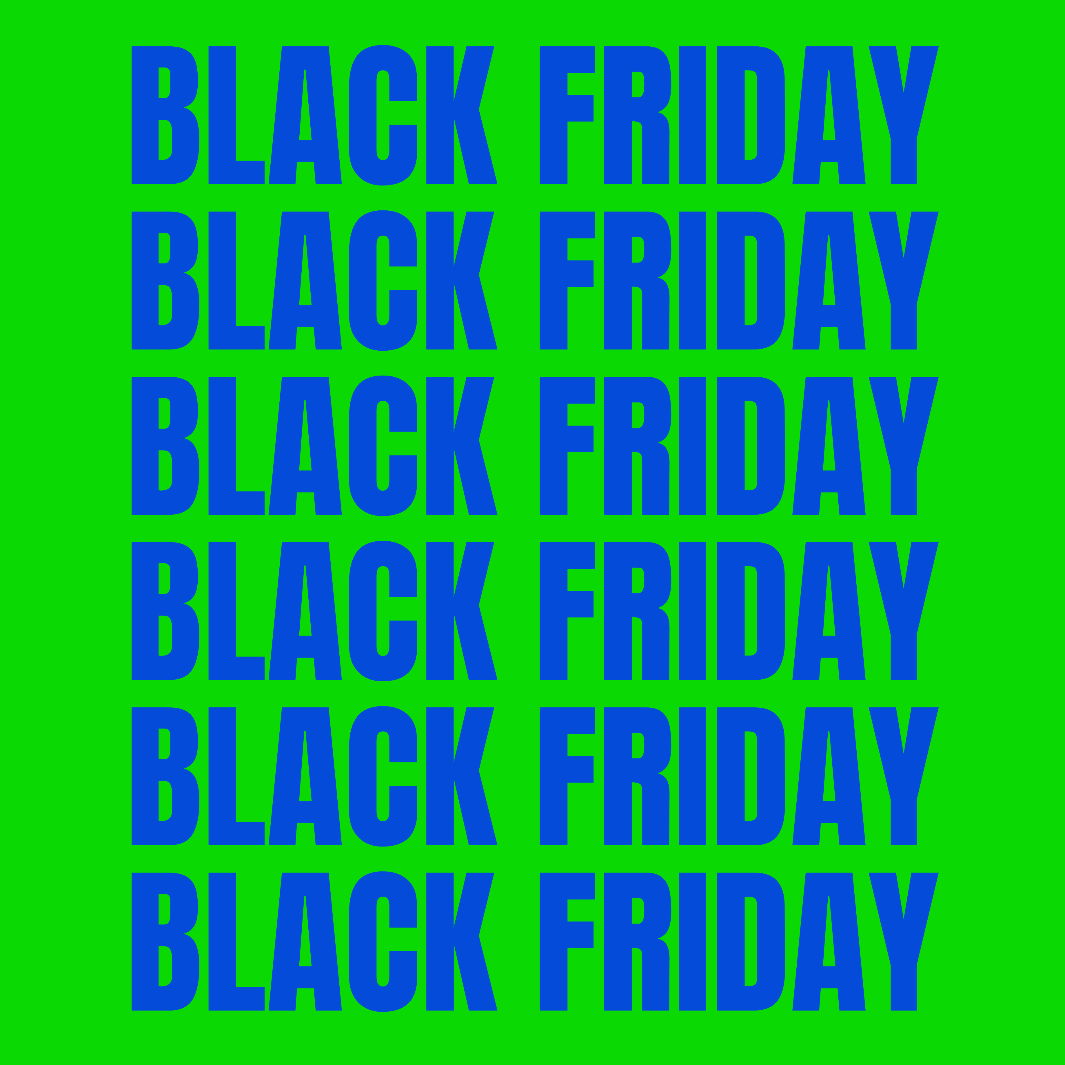 Black Friday month!